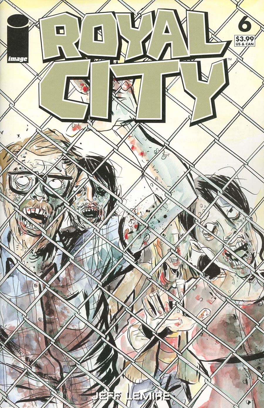 Royal City #6 Cover C Variant Jeff Lemire Walking Dead 16 Tribute Color Cover