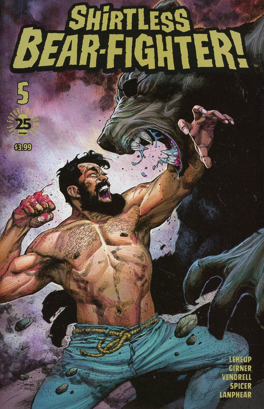 Shirtless Bear-Fighter #5 Cover B Variant Jerome Opena Cover