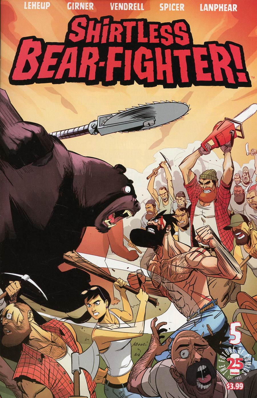 Shirtless Bear-Fighter #5 Cover C Variant Nil Vendrell Cover