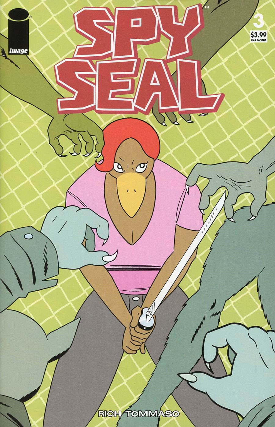 Spy Seal #3 Cover B Variant Rich Tommaso Walking Dead 31 Tribute Cover
