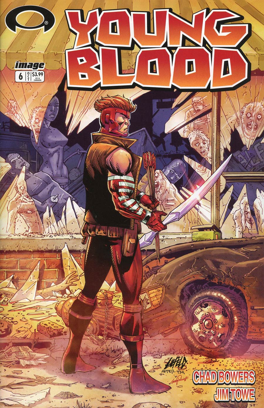 Youngblood Vol 5 #6 Cover C Variant Rob Liefeld Walking Dead 1 Tribute Color Cover