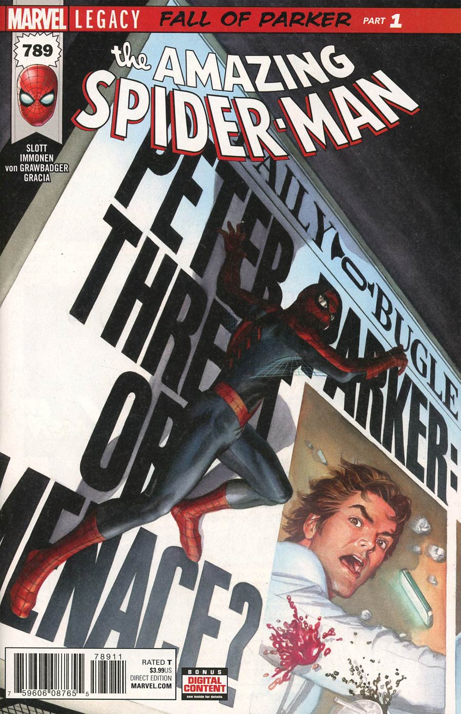 Amazing Spider-Man Vol 4 #789 Cover A 1st Ptg Regular Alex Ross Cover (Marvel Legacy Tie-In)