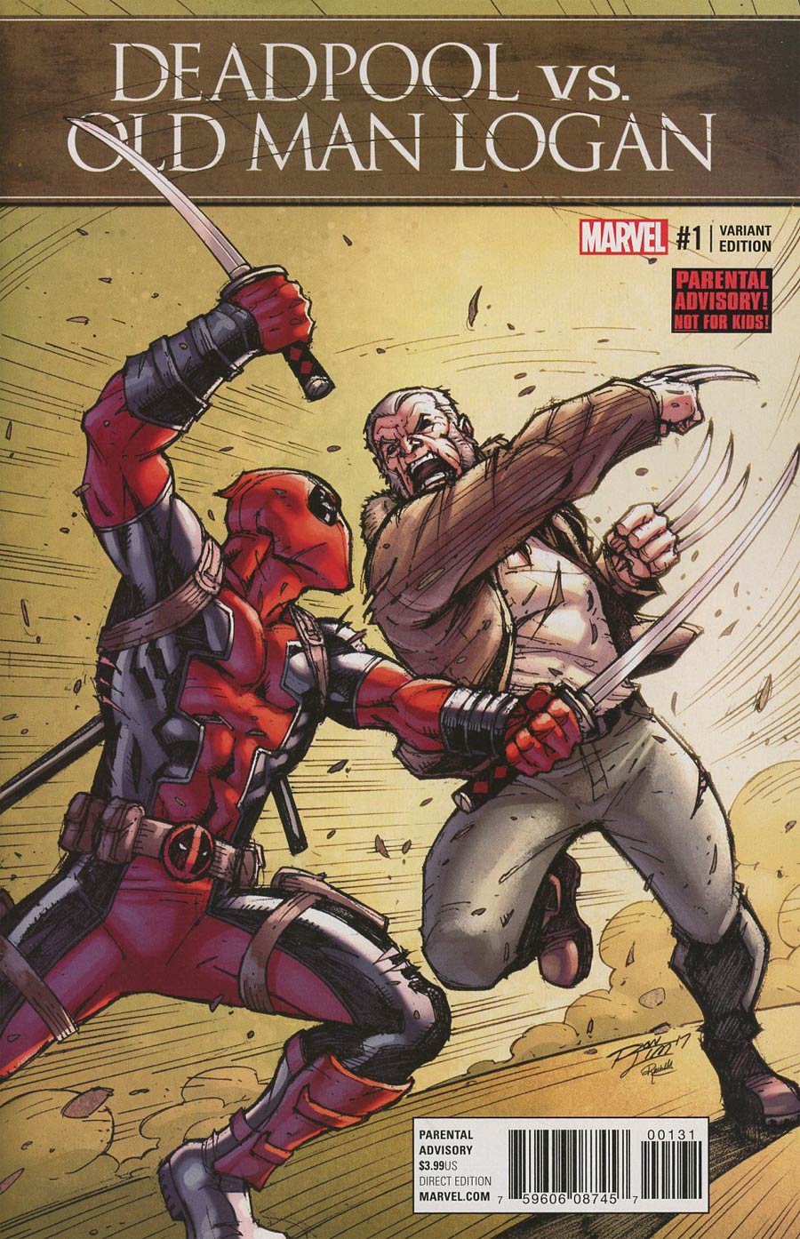 Deadpool vs Old Man Logan #1 Cover B Variant Ron Lim Cover