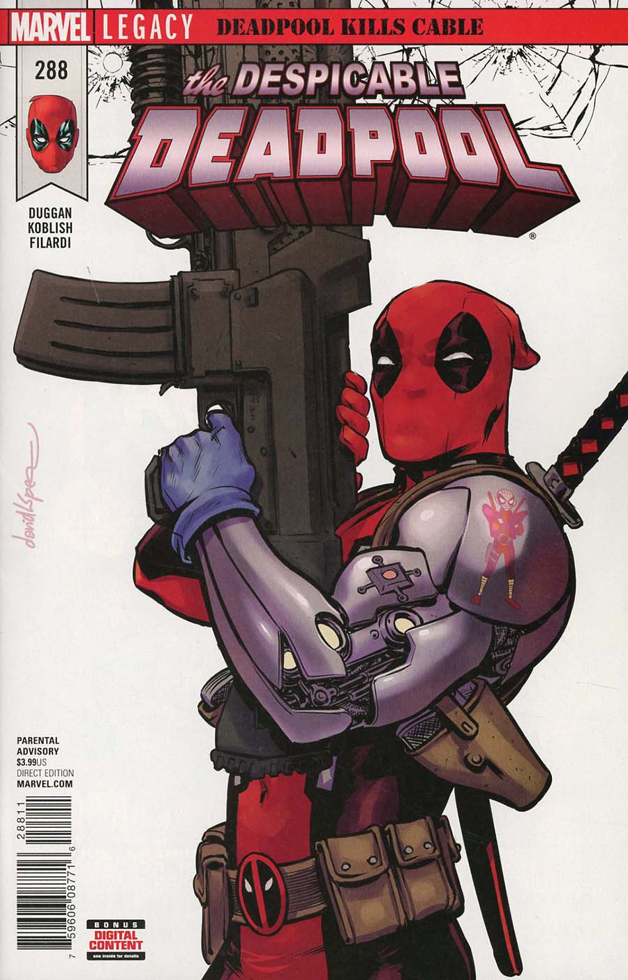 Despicable Deadpool #288 Cover A Regular David Lopez Cover (Marvel Legacy Tie-In)