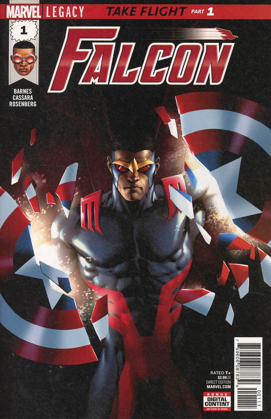 Falcon Vol 2 #1 Cover A 1st Ptg Regular Jesus Saiz Cover (Marvel Legacy Tie-In)