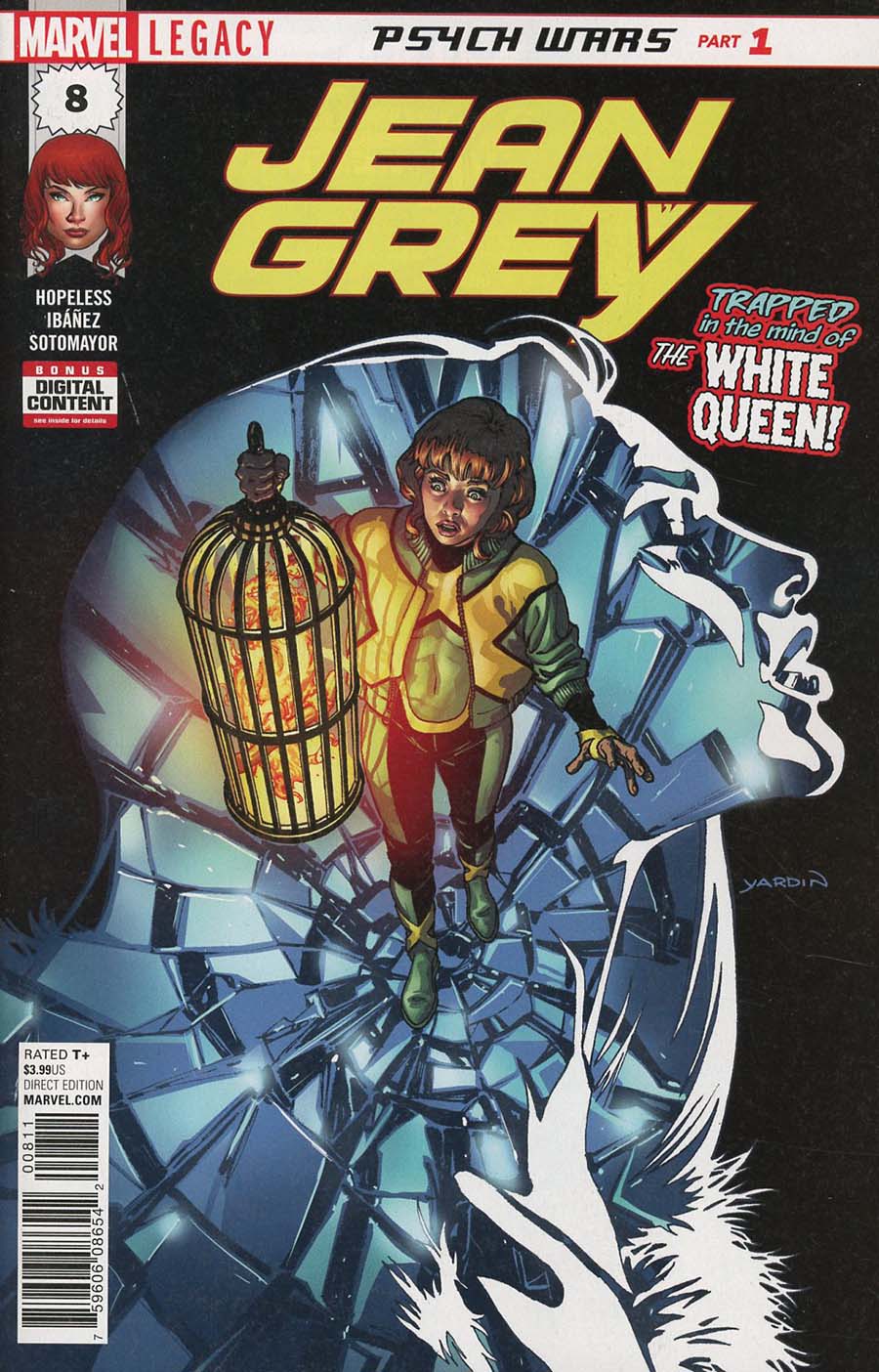 Jean Grey #8 Cover A Regular David Yardin Cover (Marvel Legacy Tie-In)