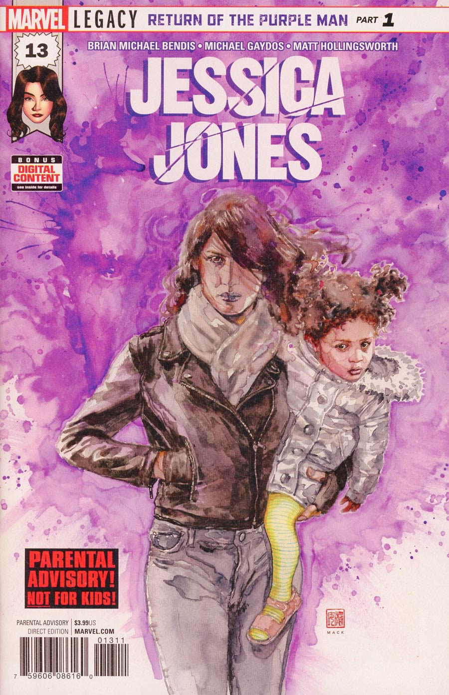 Jessica Jones #13 Cover A 1st Ptg Regular David Mack Cover (Marvel Legacy Tie-In)