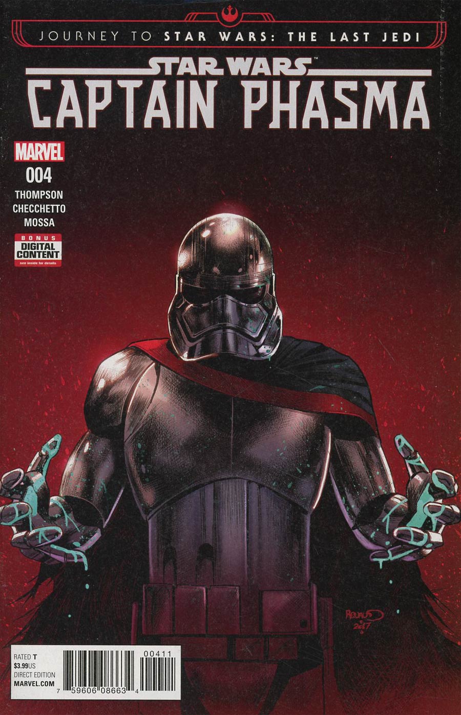 Journey To Star Wars The Last Jedi Captain Phasma #4 Cover A Regular Paul Renaud Cover