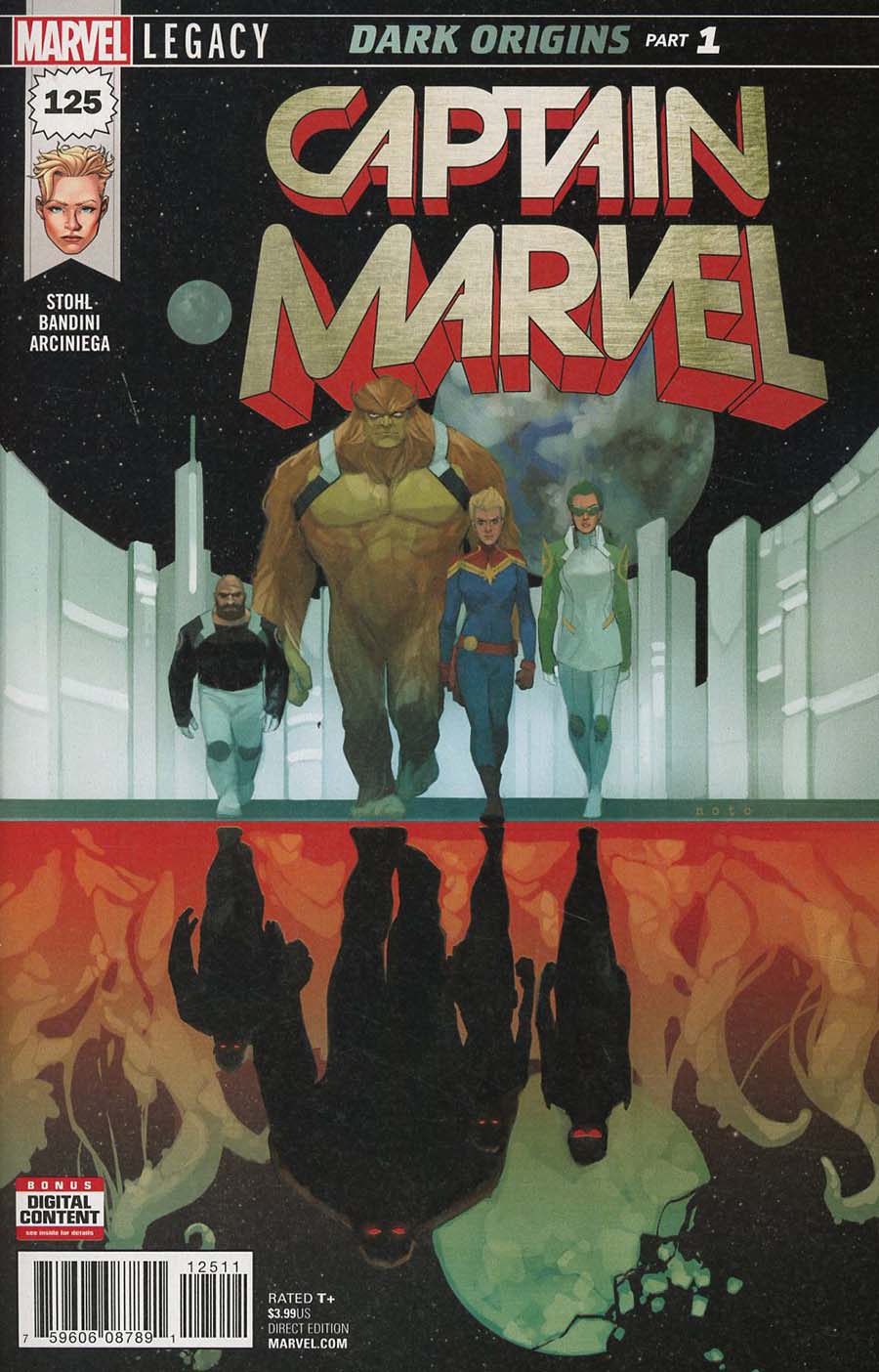 Captain Marvel Vol 8 #125 Cover A 1st Ptg Regular Phil Noto Cover (Marvel Legacy Tie-In)