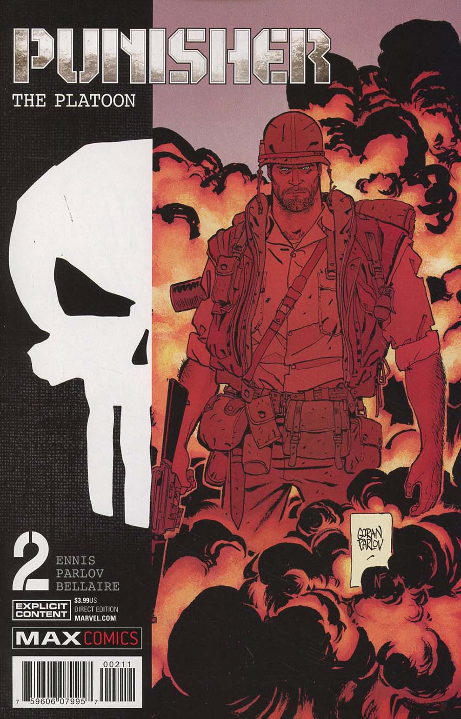 Punisher Platoon #2 Cover A Regular Goran Parlov Cover