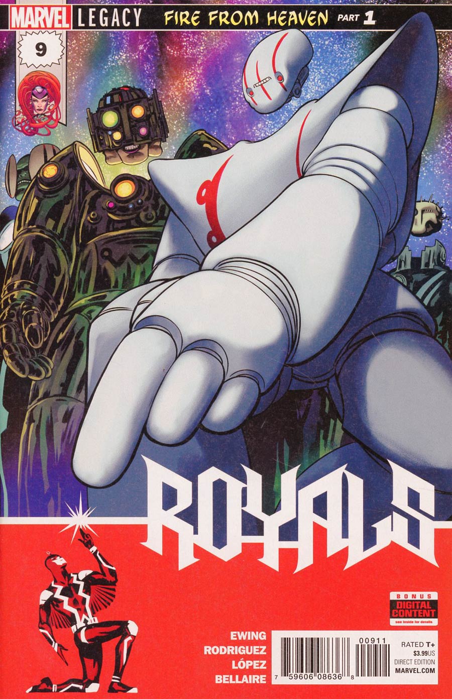 Royals #9 Cover A 1st Ptg Regular Javier Rodriguez Cover (Marvel Legacy Tie-In)
