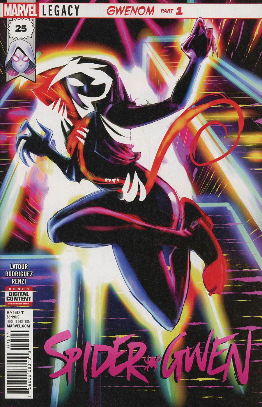 Spider-Gwen Vol 2 #25 Cover A 1st Ptg Regular Robbi Rodriguez Cover (Marvel Legacy Tie-In)