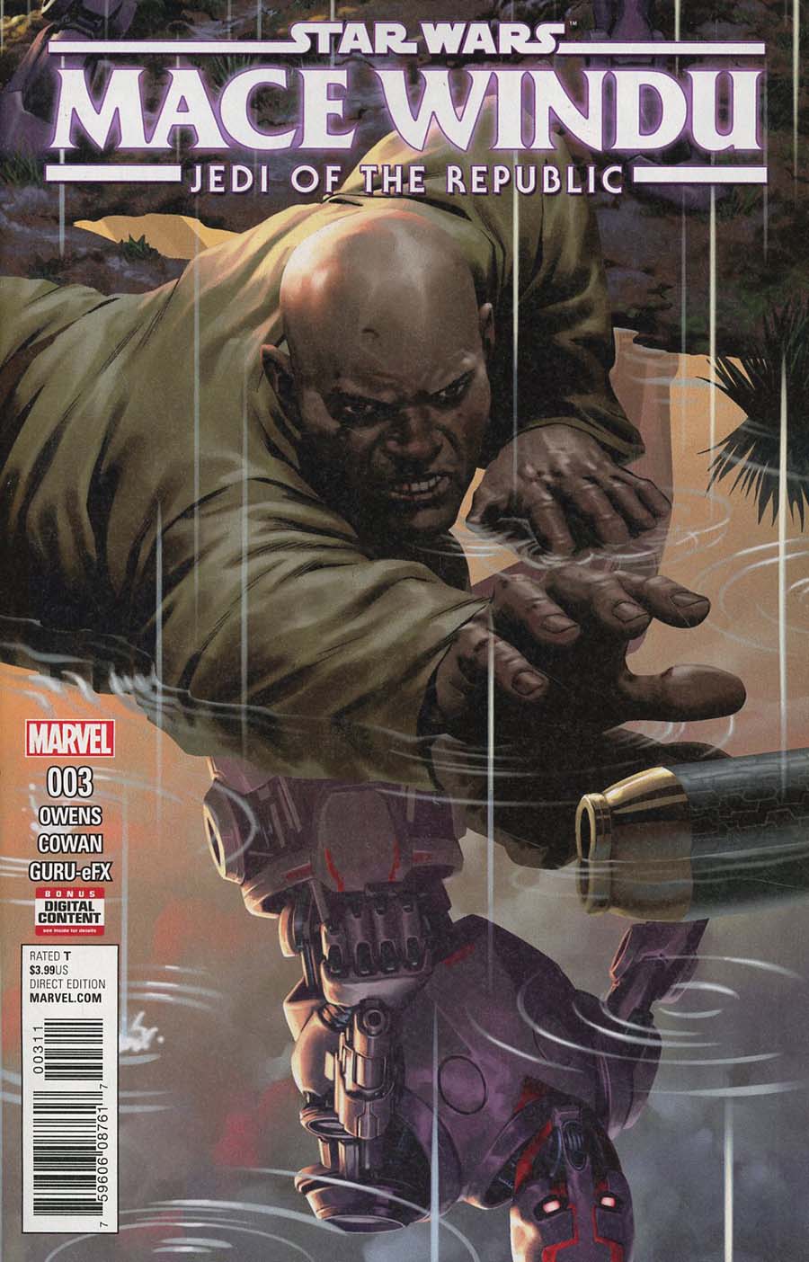 Star Wars Jedi Of The Republic Mace Windu #3 Cover A Regular Jesus Saiz Cover