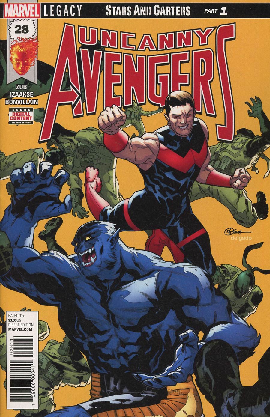 Uncanny Avengers Vol 3 #28 Cover A 1st Ptg Regular RB Silva Cover (Marvel Legacy Tie-In)