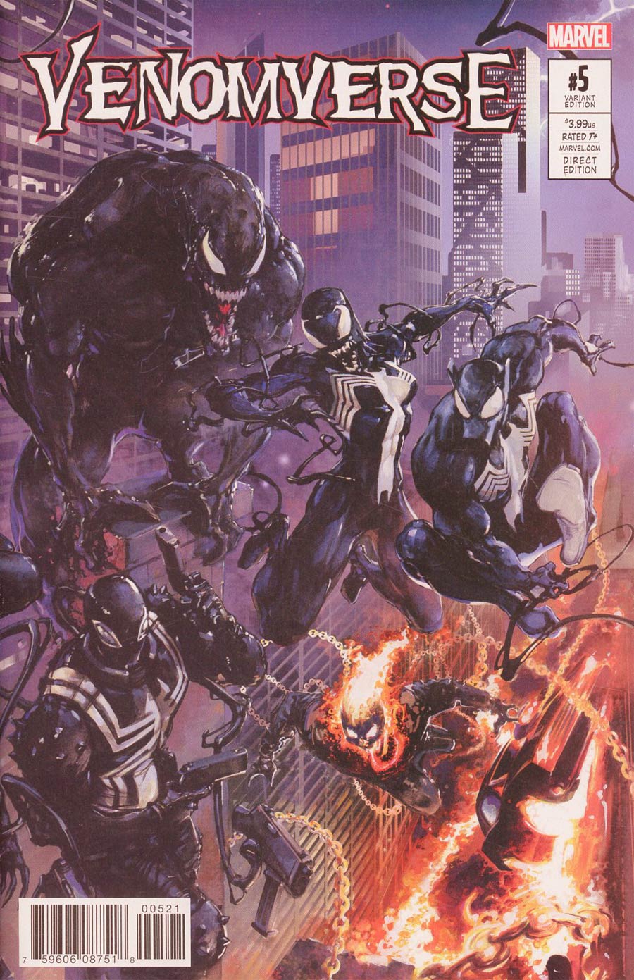 Venomverse #5 Cover B Variant Clayton Crain Connecting Cover