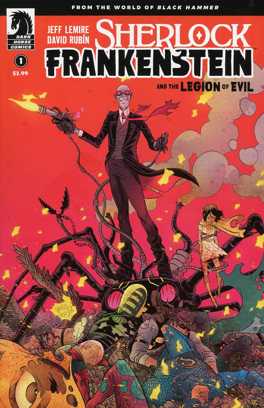Sherlock Frankenstein And The Legion Of Evil #1 Cover A Regular David Rubin Cover