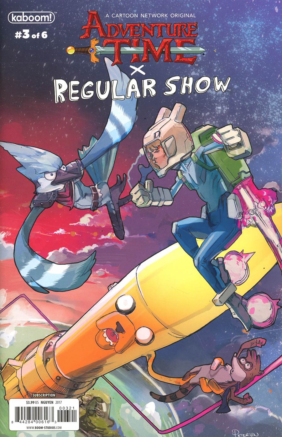 Adventure Time Regular Show #3 Cover C Variant Peter Nguyen Subscription Cover