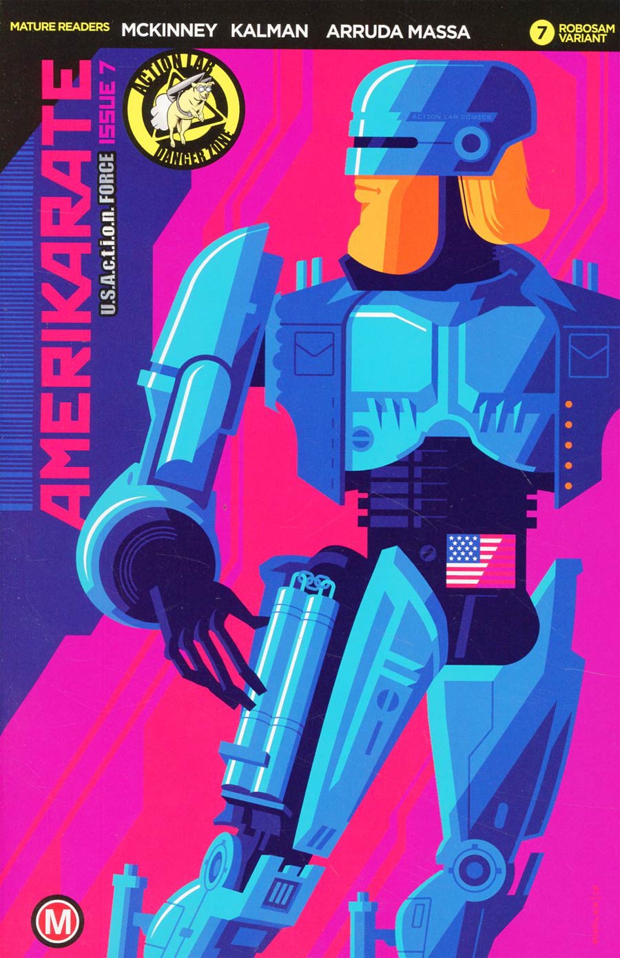 Amerikarate #7 Cover C Variant Tom Whalen Robosam Cover