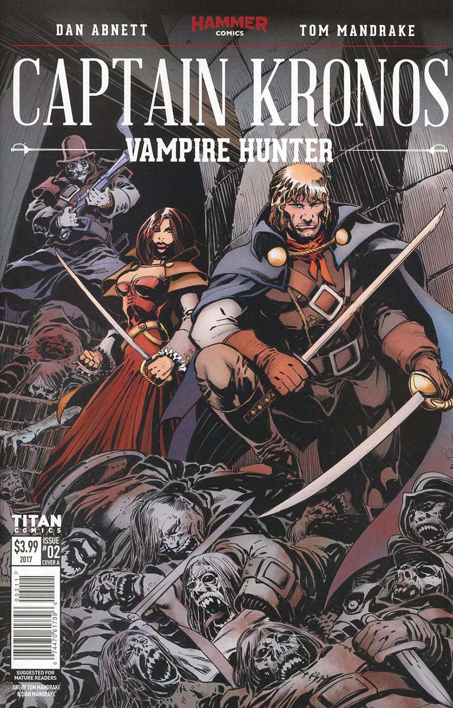 Hammer Comics Captain Kronos Vampire Hunter #2 Cover A Regular Tom Mandrake Cover