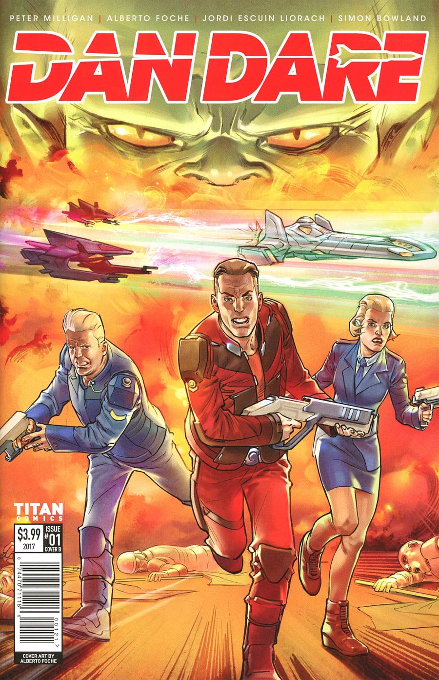 Dan Dare Vol 2 #1 Cover B Variant Alberto Fouche Cover