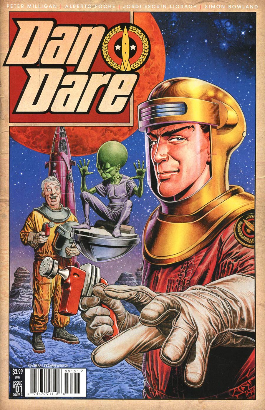 Dan Dare Vol 2 #1 Cover C Variant Chris Weston Retro Cover