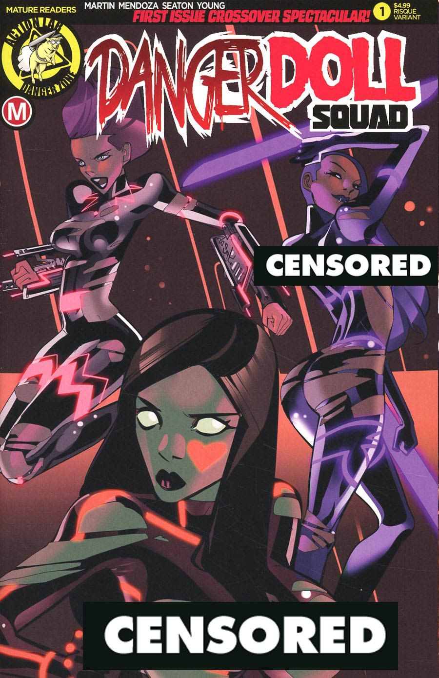Danger Doll Squad #1 Cover B Variant Celor Risque Cover
