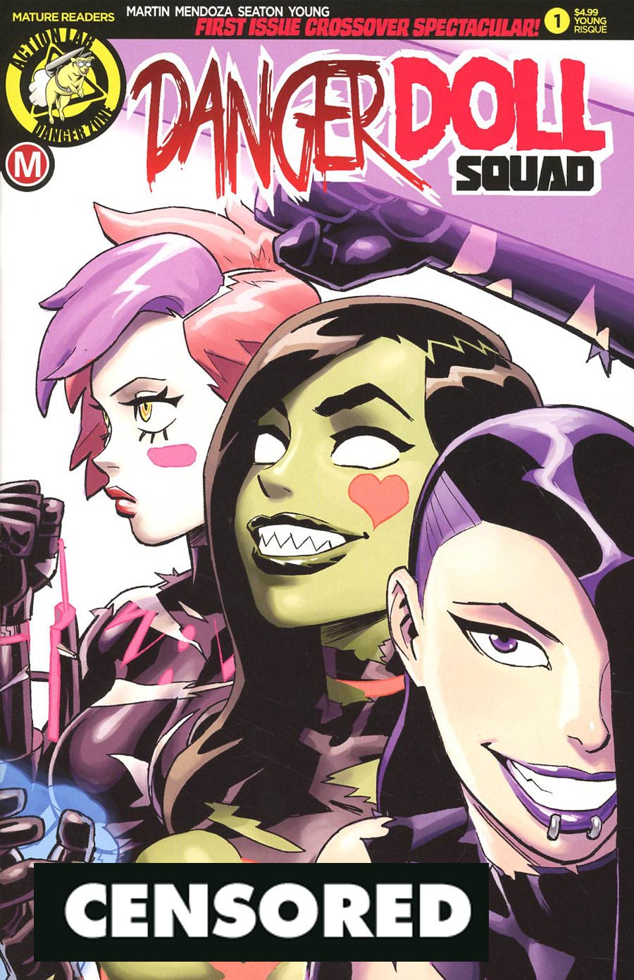 Danger Doll Squad #1 Cover F Variant Winston Young Risque Cover