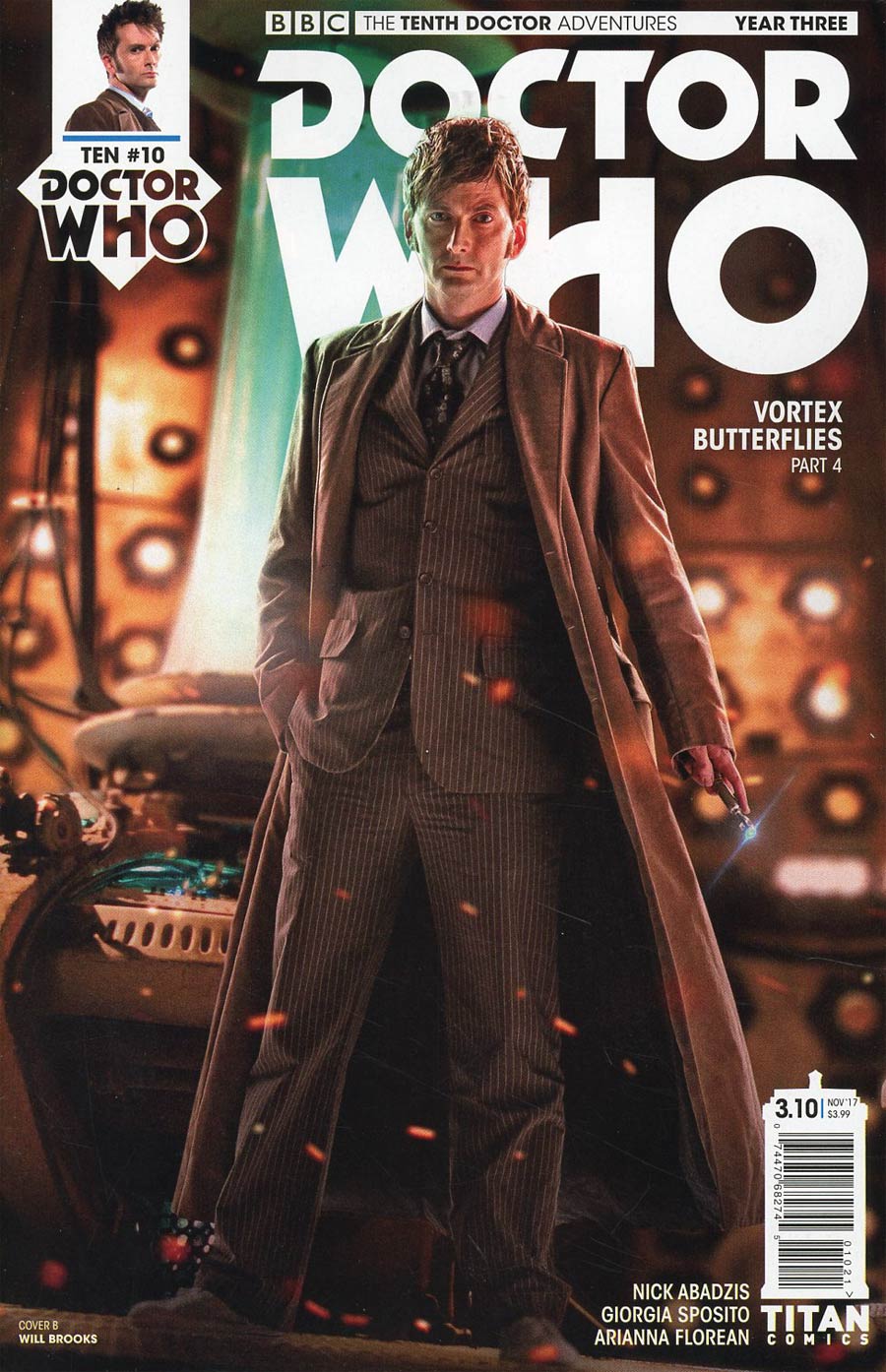 Doctor Who 10th Doctor Year Three #10 Cover B Variant Photo Cover