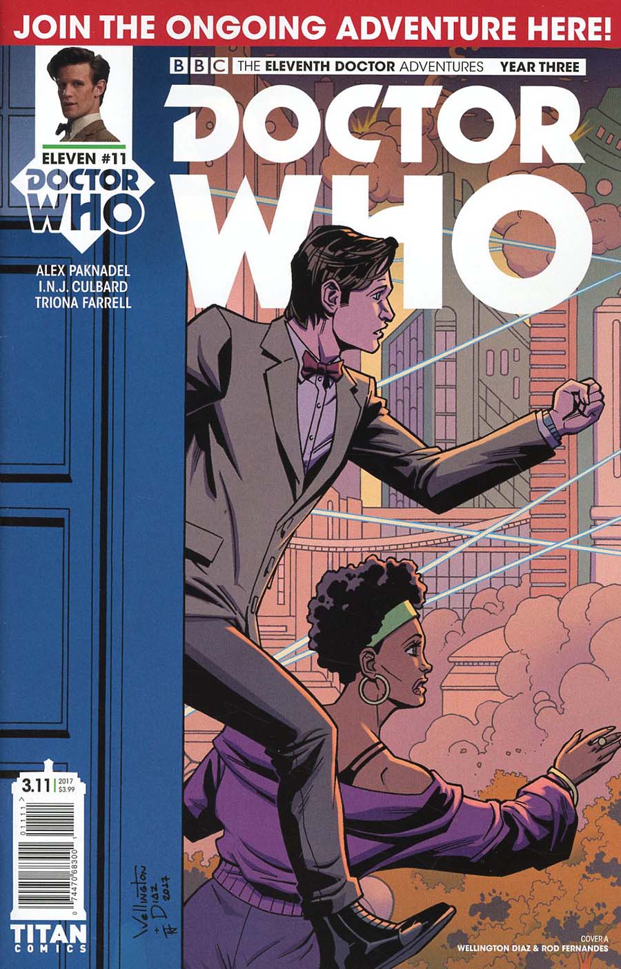 Doctor Who 11th Doctor Year Three #11 Cover A Regular Wellington Diaz Cover