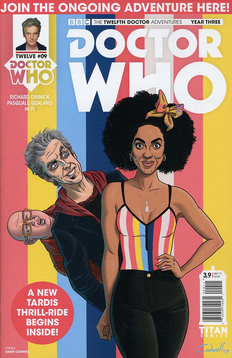 Doctor Who 12th Doctor Year Three #9 Cover A Regular Adam Caldwell Cover