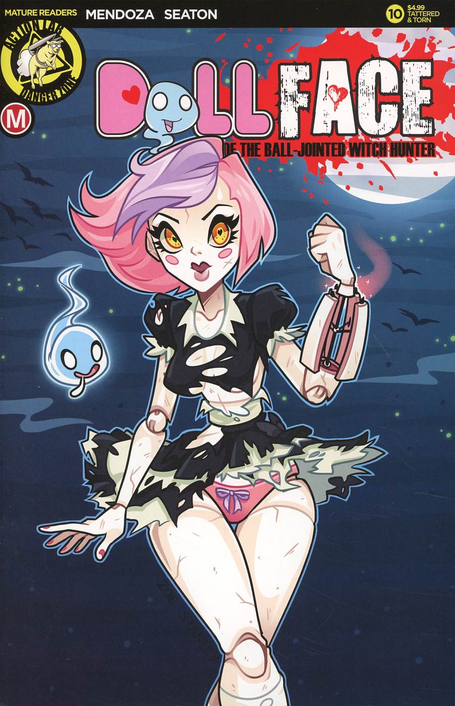 Dollface #10 Cover D Variant Zoe Stanley Pin-Up Tattered & Torn Cover