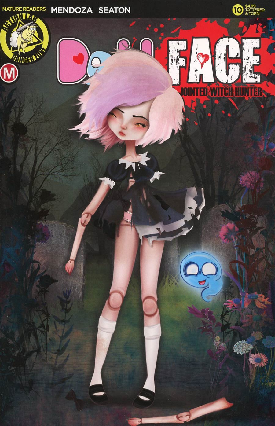 Dollface #10 Cover F Variant Jessica Von Braun Pin-Up Tattered & Torn Cover