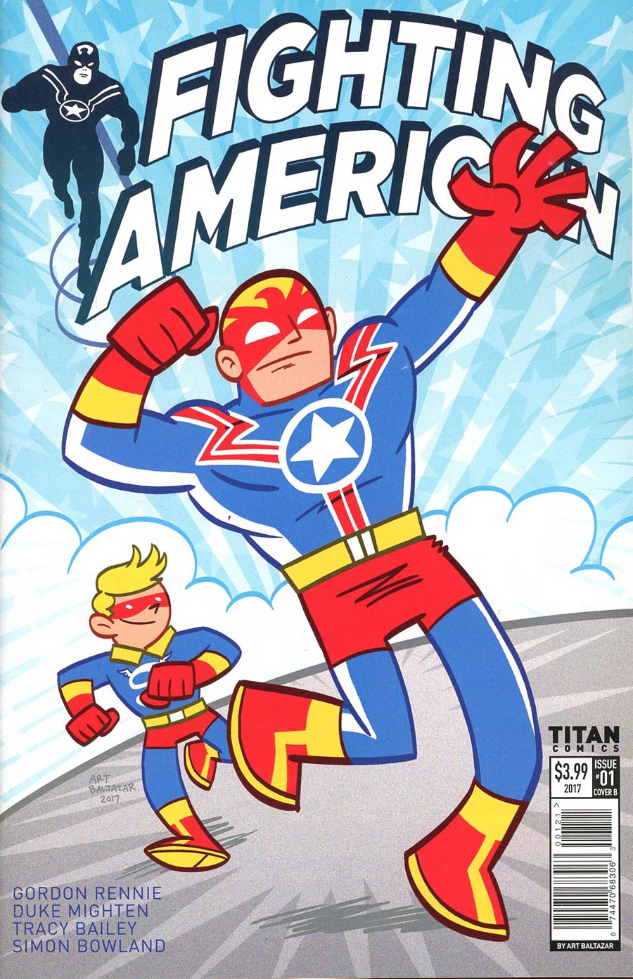 Fighting American Vol 4 #1 Cover B Variant Art Baltazar Cover