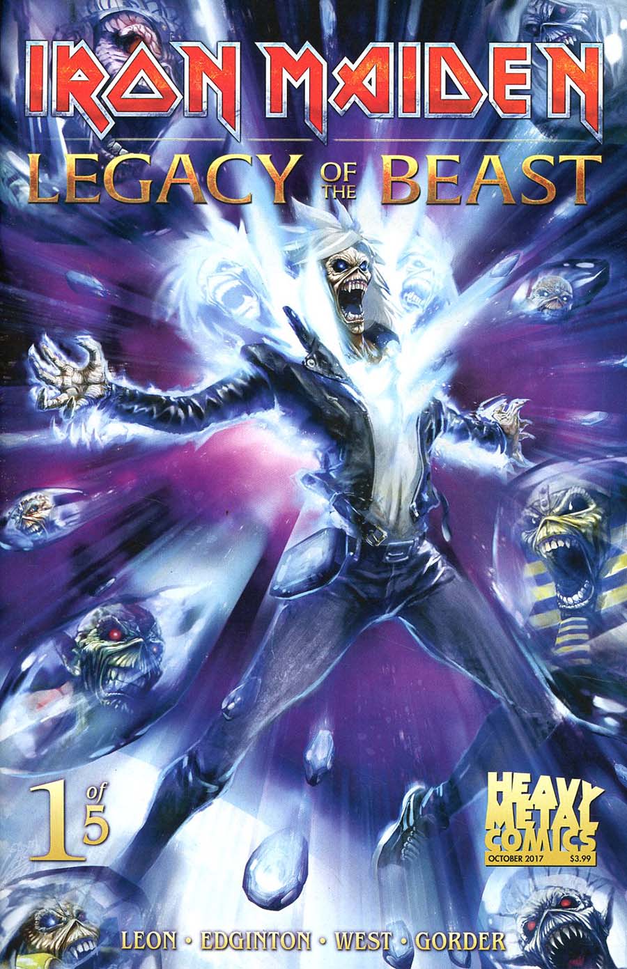 Iron Maiden Legacy Of The Beast #1 Cover A Regular Santi Casas Cover