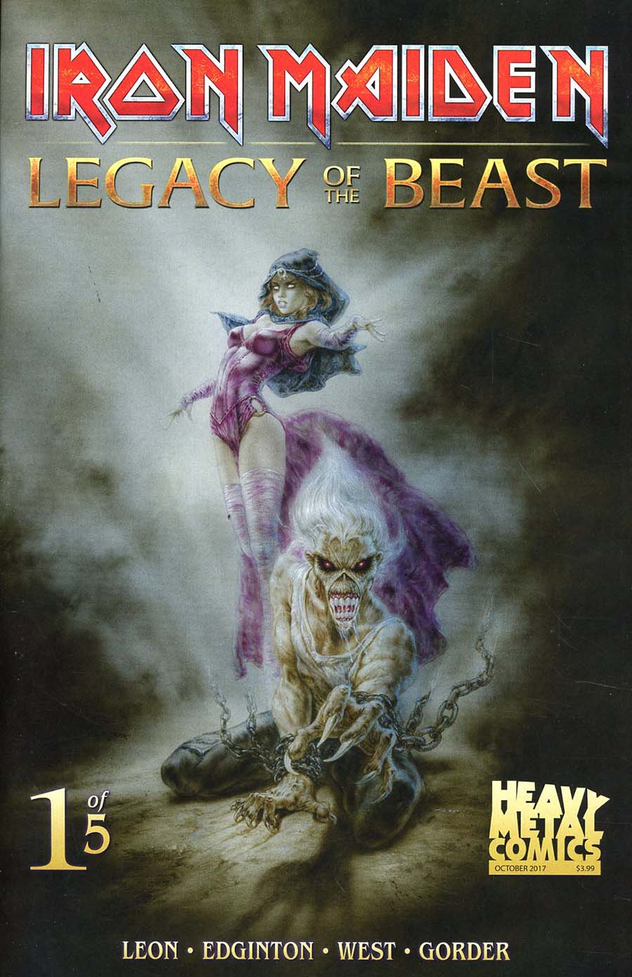 Iron Maiden Legacy Of The Beast #1 Cover B Variant Santi Casas Cover