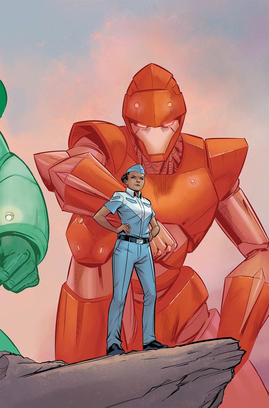 Mech Cadet Yu #3 Cover B Variant Marcus To Connecting Subscription Cover