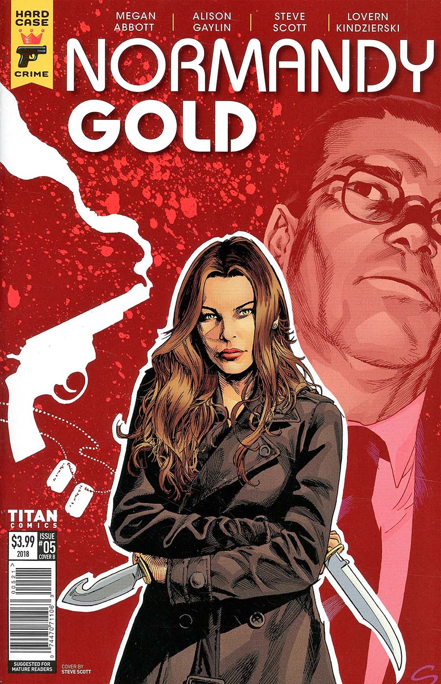 Hard Case Crime Normandy Gold #5 Cover B Variant Steve Scott Cover