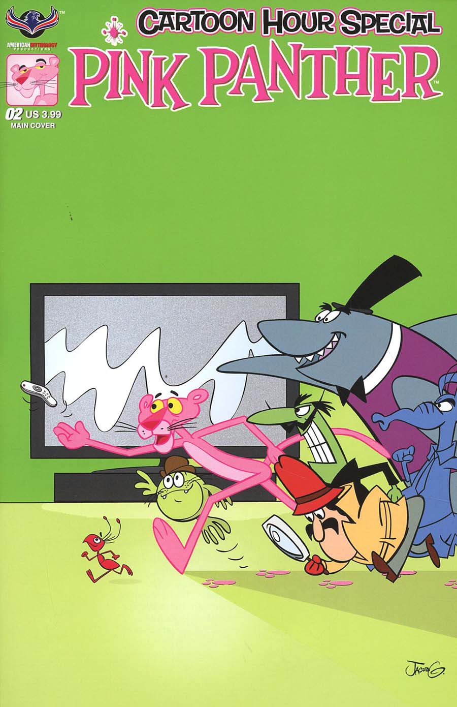Pink Panther Cartoon Hour Special #2 Cover A Regular Jacob Greenawalt Cover