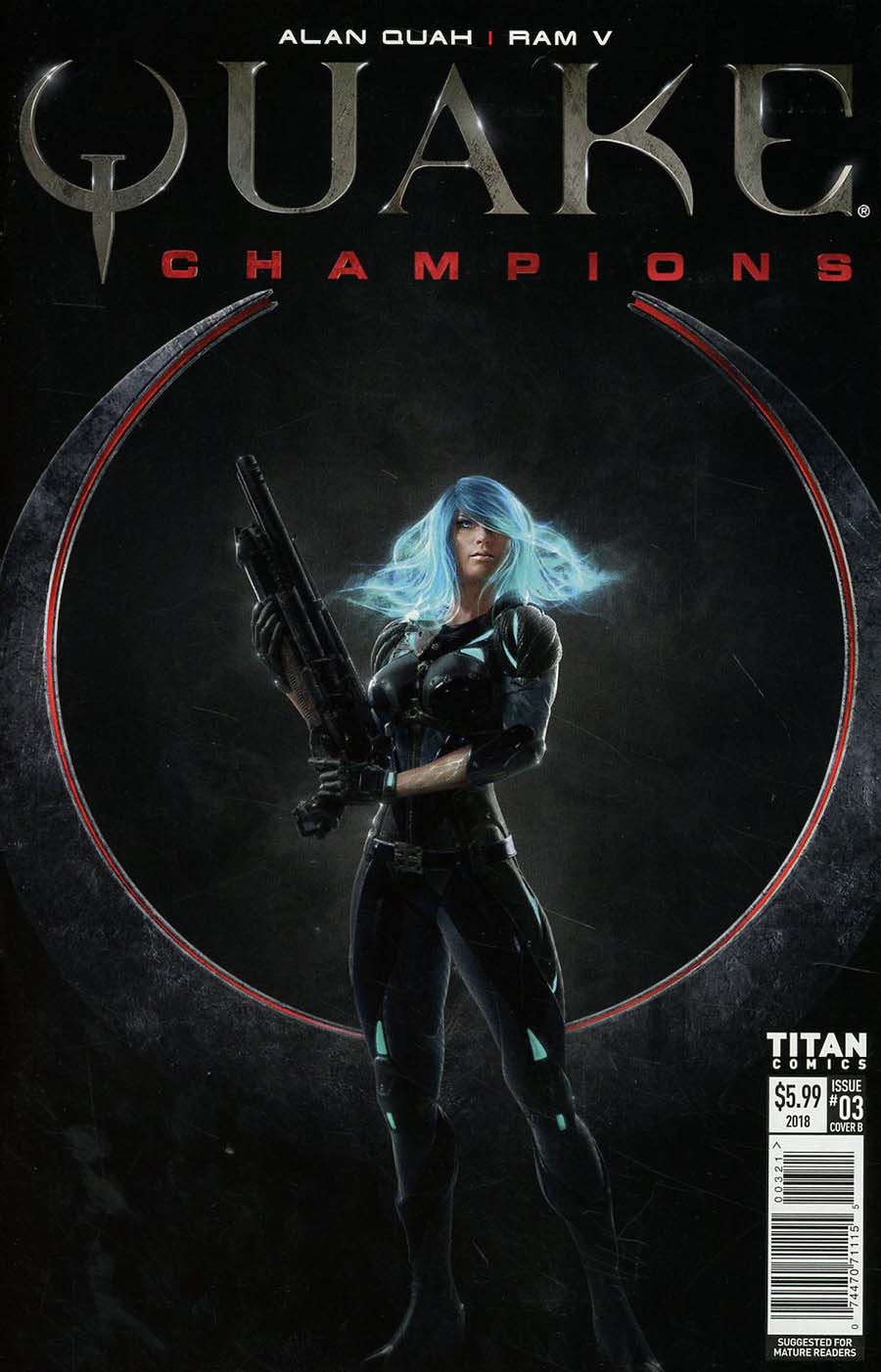 Quake Champions #3 Cover B Variant Game Art Cover