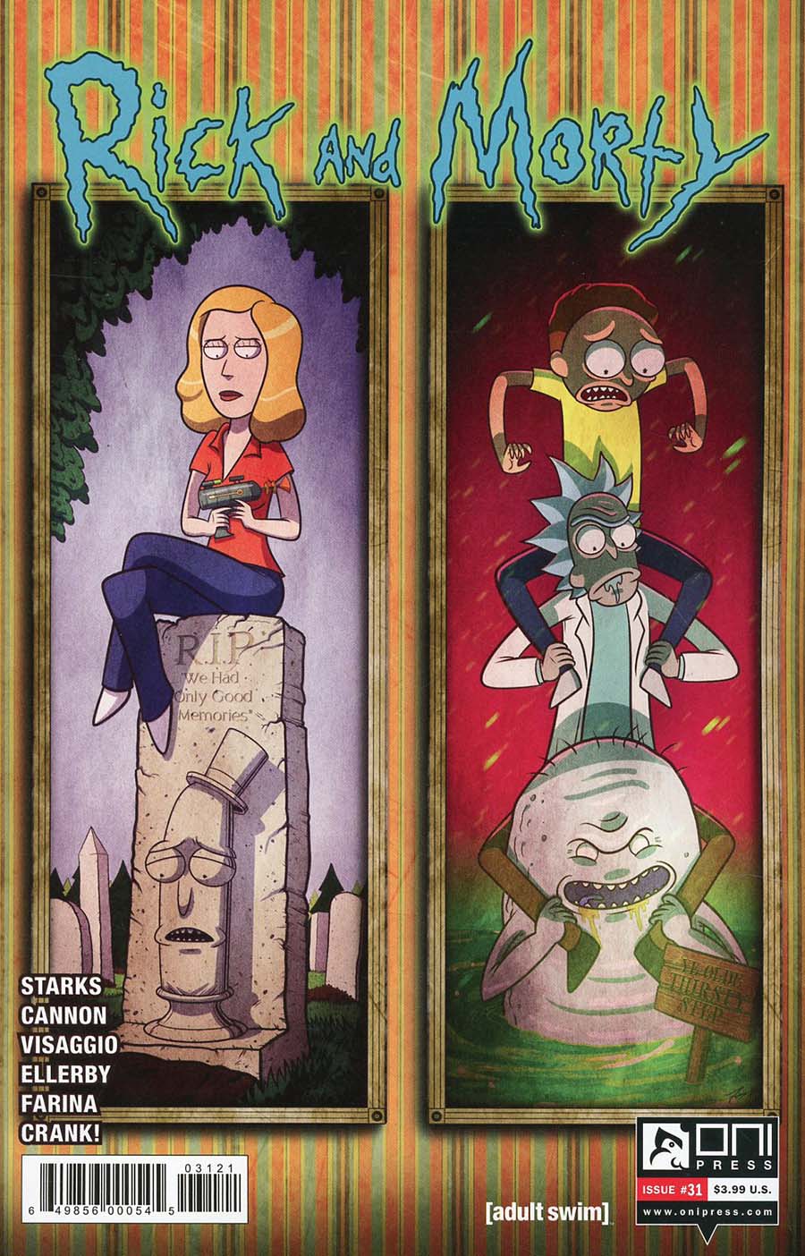 Rick And Morty #31 Cover B Variant Mike Vasquez Cover