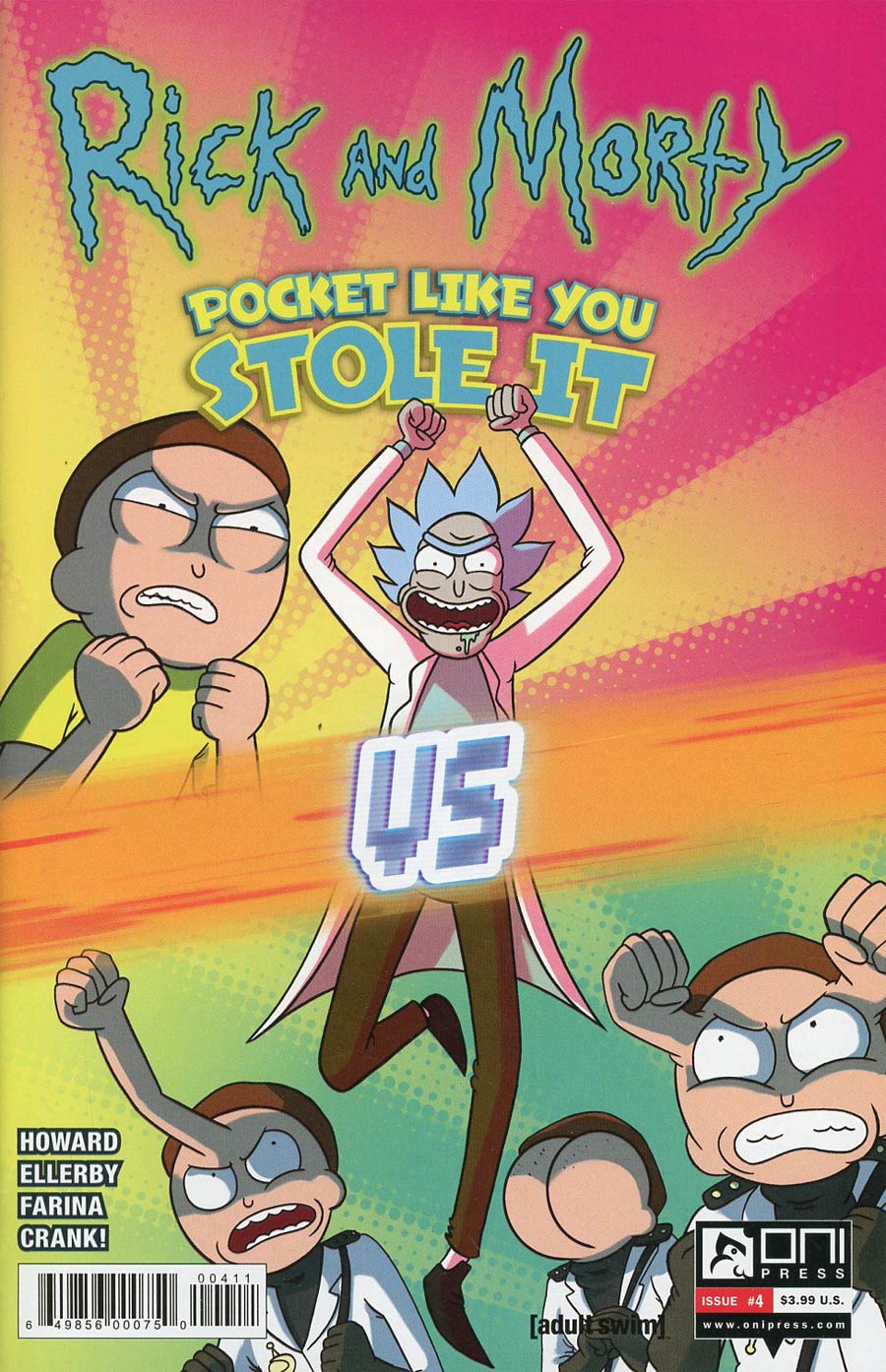 Rick And Morty Pocket Like You Stole It #4 Cover A Regular Marc Ellerby & Katy Farina Cover