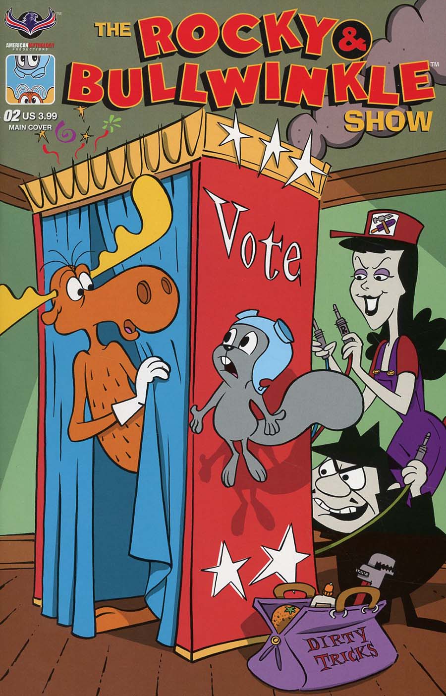 Rocky & Bullwinkle Show #2 Cover A Regular SL Gallant Cover