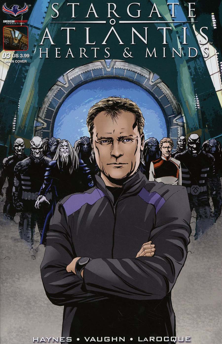 Stargate Atlantis Hearts & Minds #3 Cover A Regular Greg LaRocque Cover