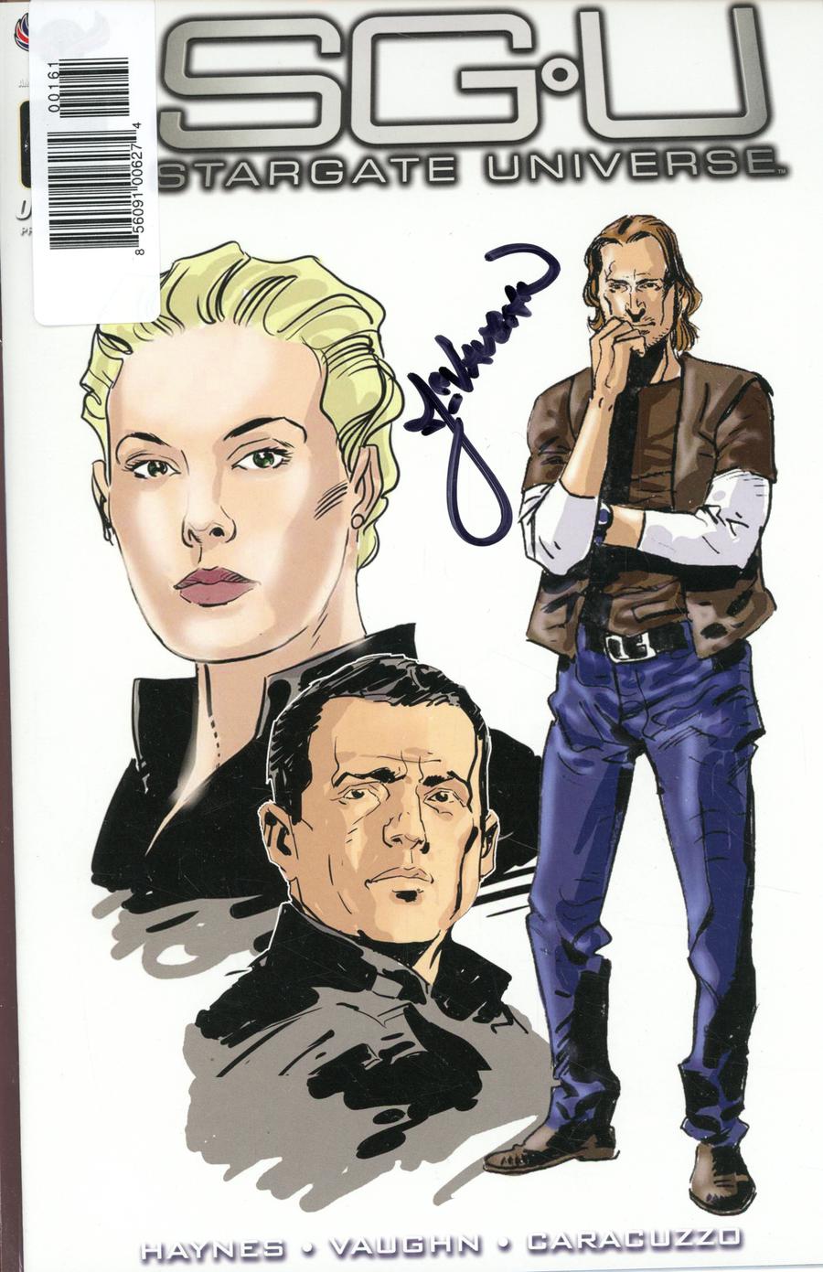 Stargate Universe Back To Destiny #1 Cover F Signed By JC Vaughn