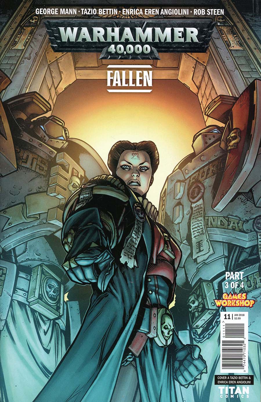 Warhammer 40000 Fallen #3 Cover A Regular Tazio Bettin & Enrica Eren Angiolini Cover