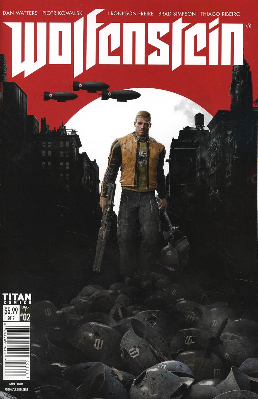 Wolfenstein #2 Cover B Variant Game Art Cover