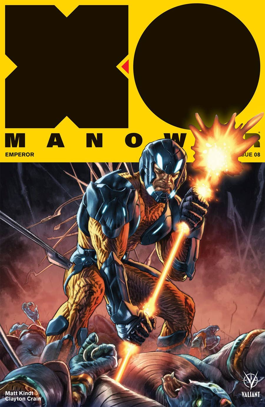 X-O Manowar Vol 4 #8 Cover A Regular Lewis Larosa Cover