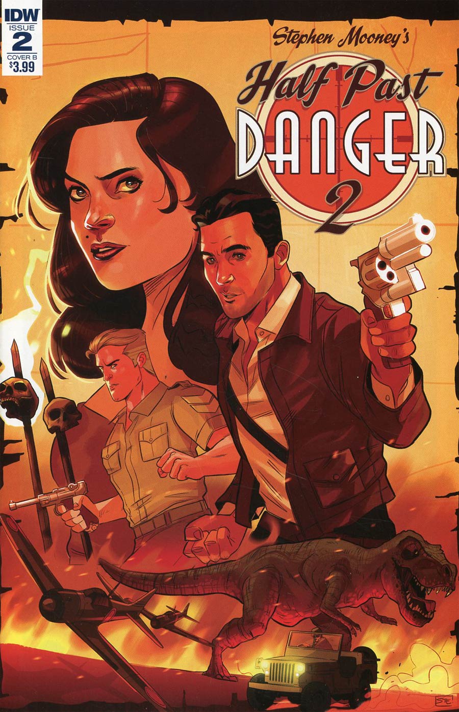 Half Past Danger II Dead To Reichs #2 Cover B Variant Stephen Byrne Cover