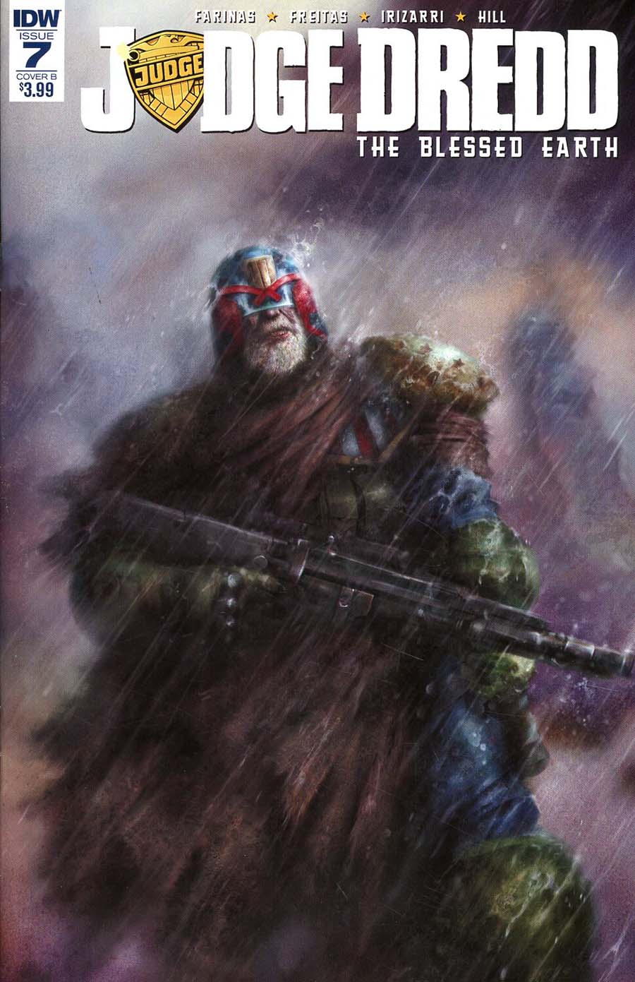 Judge Dredd Blessed Earth #7 Cover B Variant Nick Percival Cover