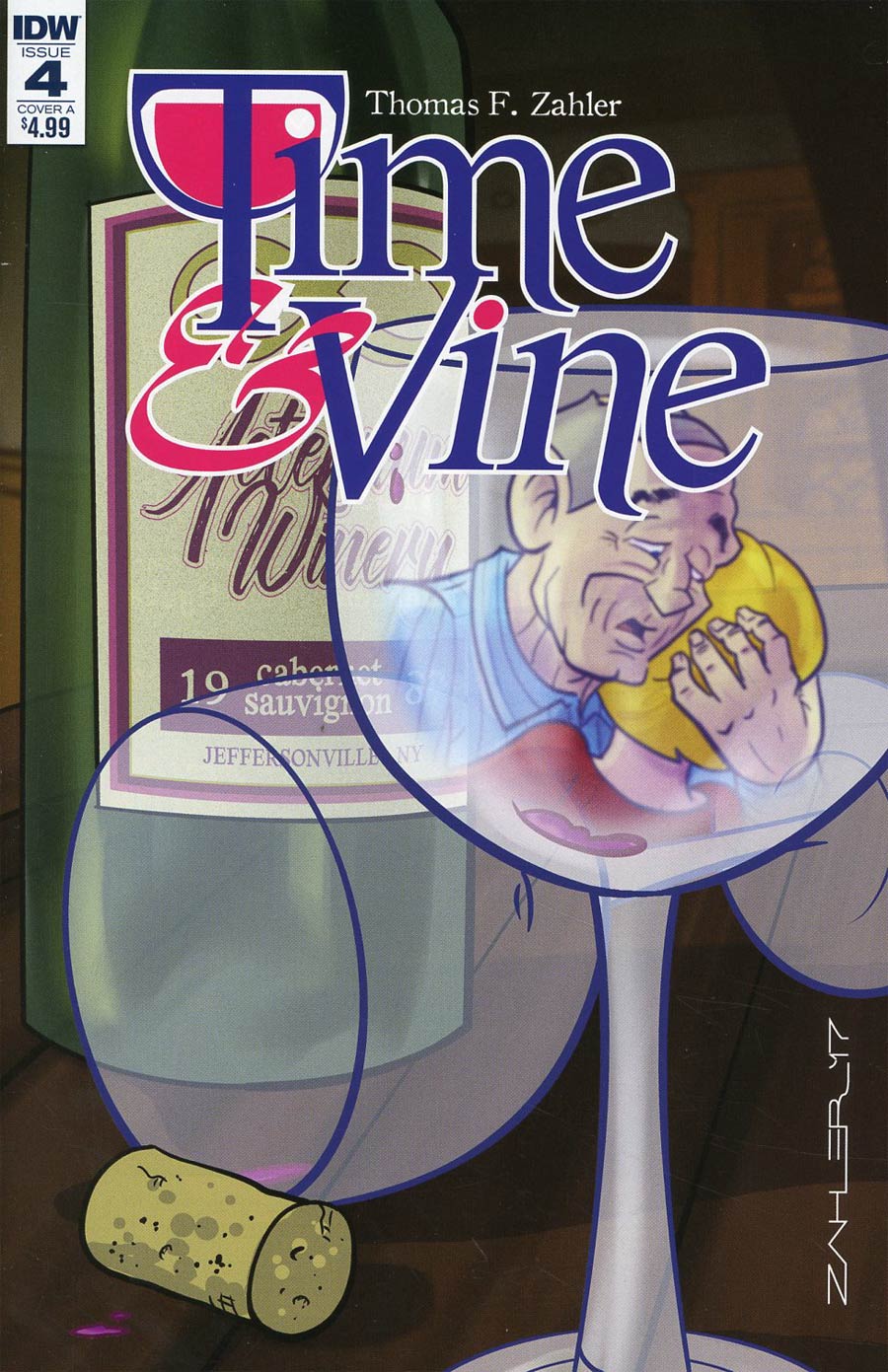 Time & Vine #4 Cover A Regular Thom Zahler Cover